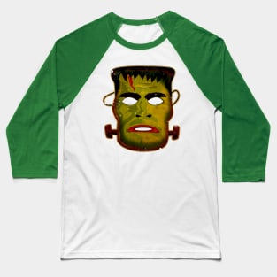 Frankenstein Vintage Monster Mask Baseball T-Shirt